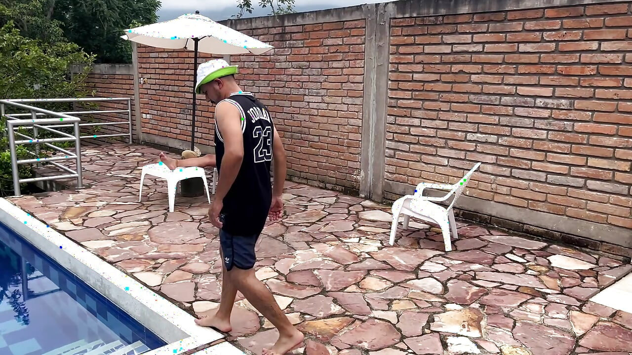 I Seduce a Pool Boy and We End up Fucking While My Husband Is Not at Home