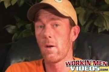 Mature amateur gay strips after an interview and jerks off