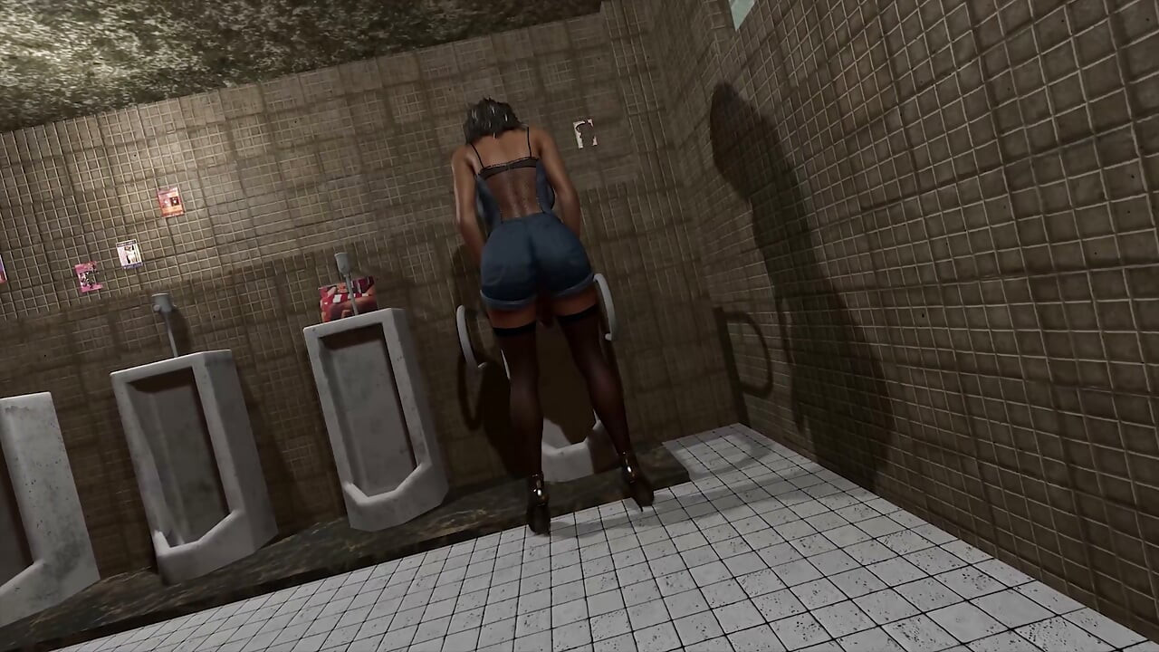A Latin Futanari Came Into the Bathroom and I Sucked Her Big Dick