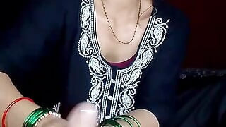 Desi girl blowjob and hand job