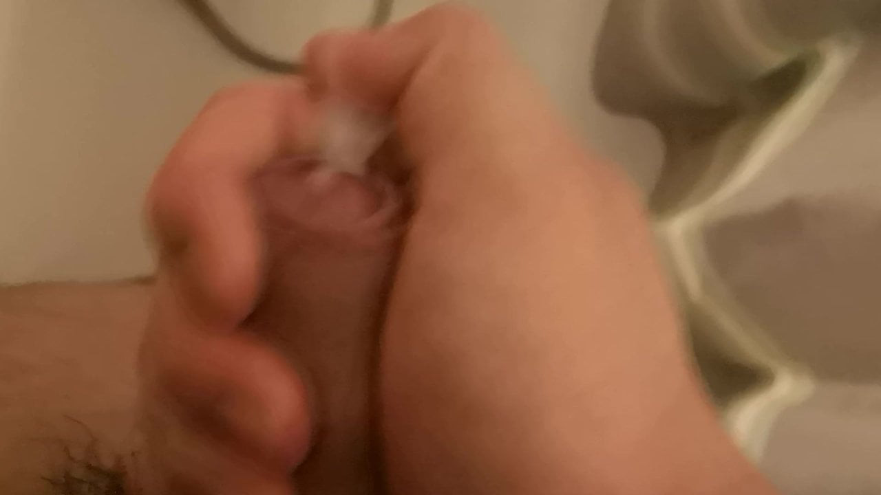 バスルームのマストルベート