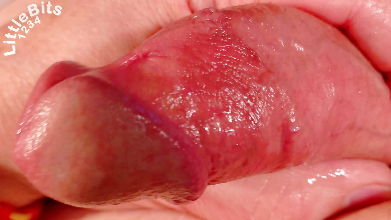 Tiny Pink Wet Cock Masturbation #1