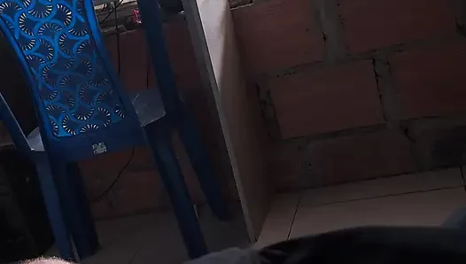 Fucking My Stepbrother at Home with the Visitor in the Living Room