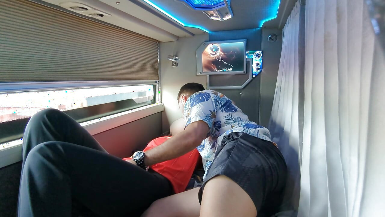 Hot Chinese girl caught masturbating in a public bus. Had sex with her and lets me cum inside!