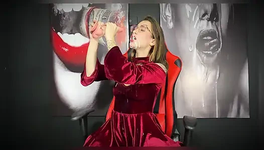 JOI Hardcore Deep Blowjob, Faust und Masturbation – Kattyblake