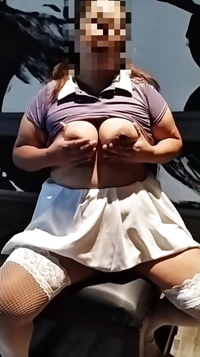 I masturbate for my boyfriend. He ends up recording me
