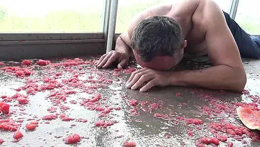 Watermelon feeding!