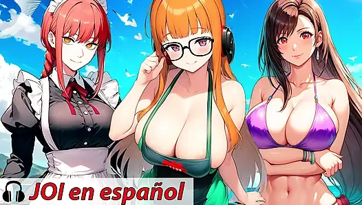 İspanyol sesli 31 talimatı. Adanın tanrıçaları durmadan seni sağmak istiyor.