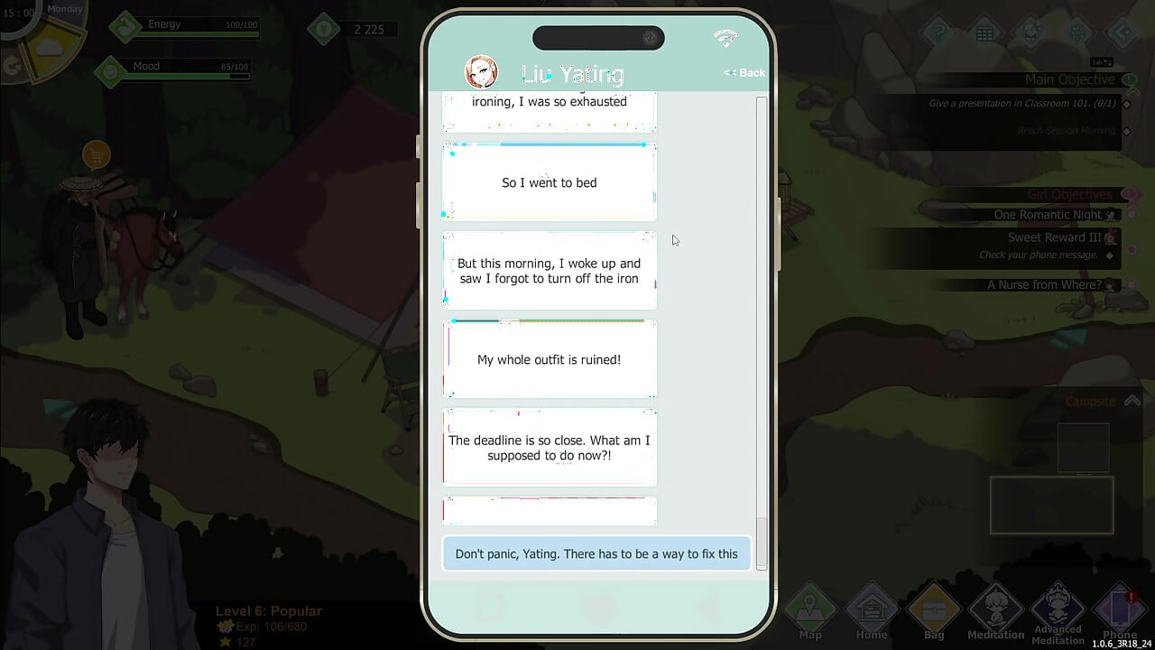 Happy student part 7! We got stuck in a cave and had a great sex outdoor!
