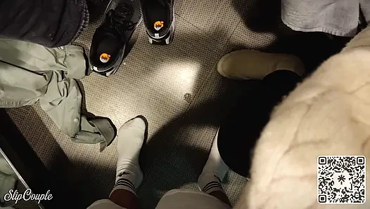 Risky Fitting Room Blowjob While Shopping - She Swallowed Every Drop!