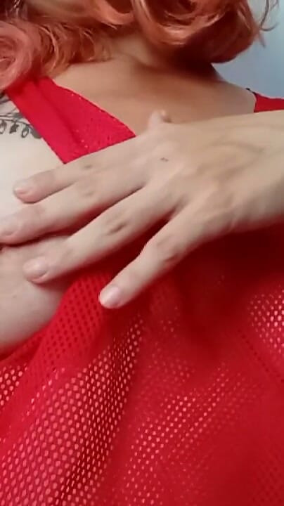 Try not to cum as I stroke my beautiful tits | Clip 1