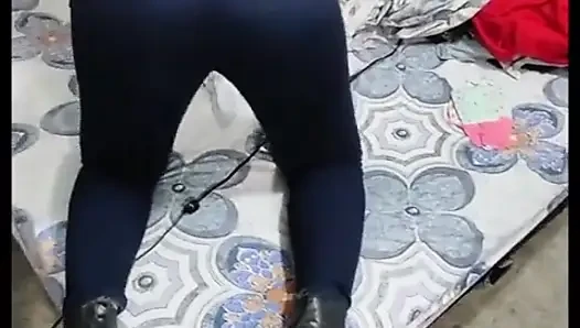 How Delicious My Stepdaughter Looks with Jeans and Threads, Perfect for an Anal