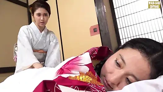 Erotik drama tiyatrosu zarif bir inn fahişesi ile şehvetli bir karşılaşma -sahne.1