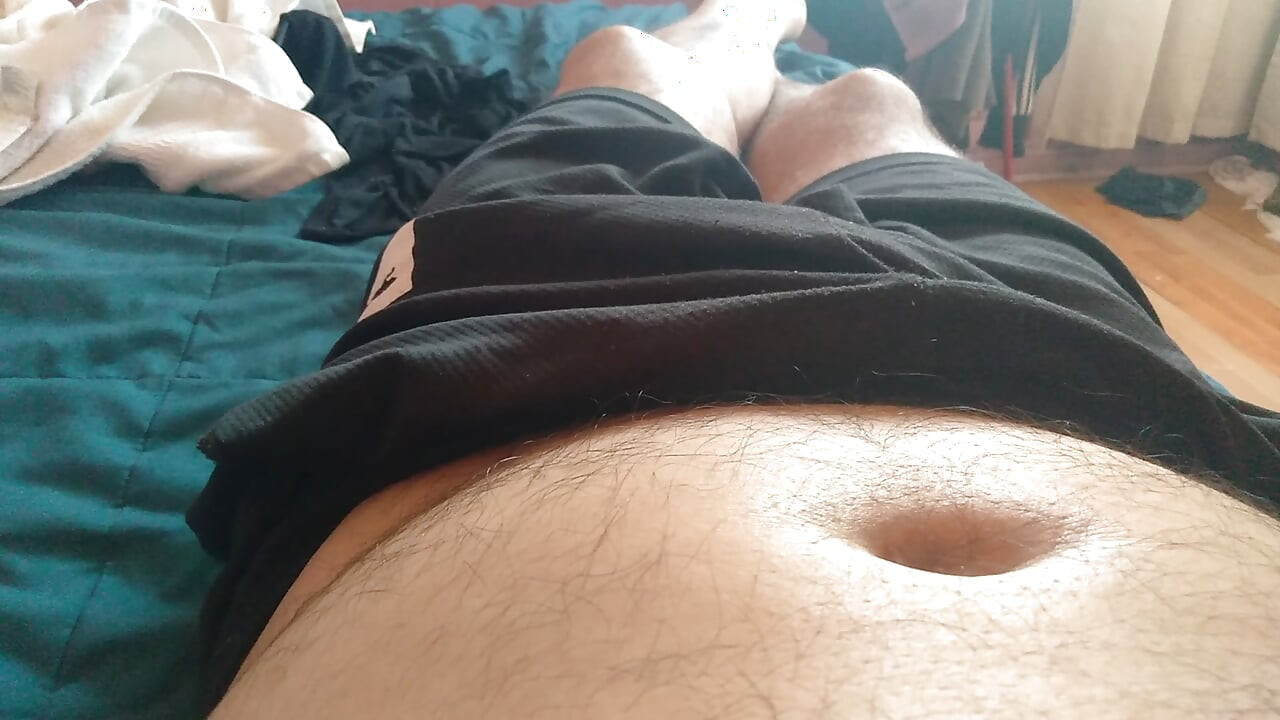 Daddy has fantasies of rough sex while touching his impressive dick