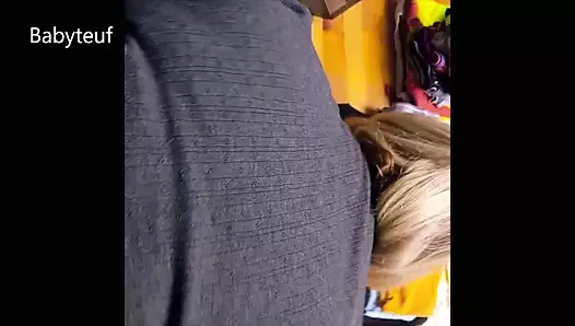 Miss stepMom takes it in her pussy on the table