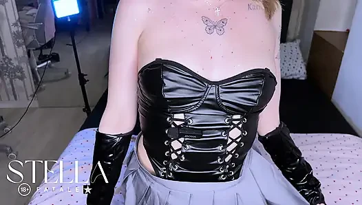 Adoration of Boots and Leather French Domina
