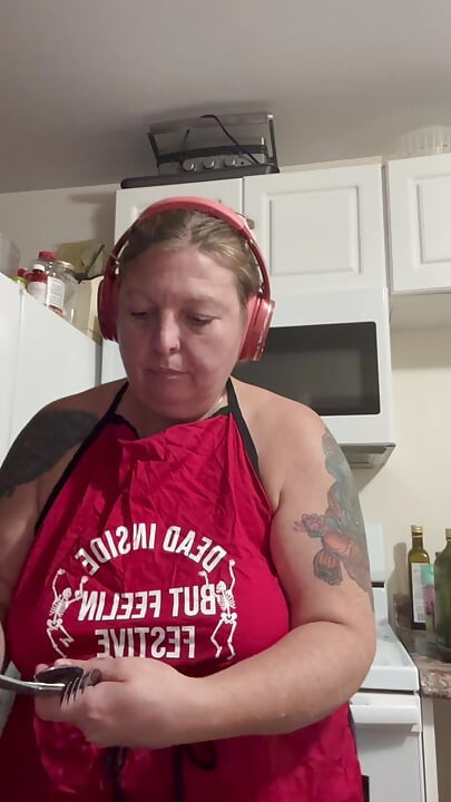 My Wife Doing Dishes