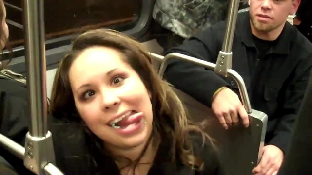Lesbian New Year Make Out In Public Bus