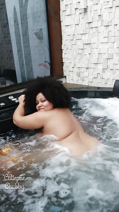 BBW, dicker arsch, whirlpool-spaß