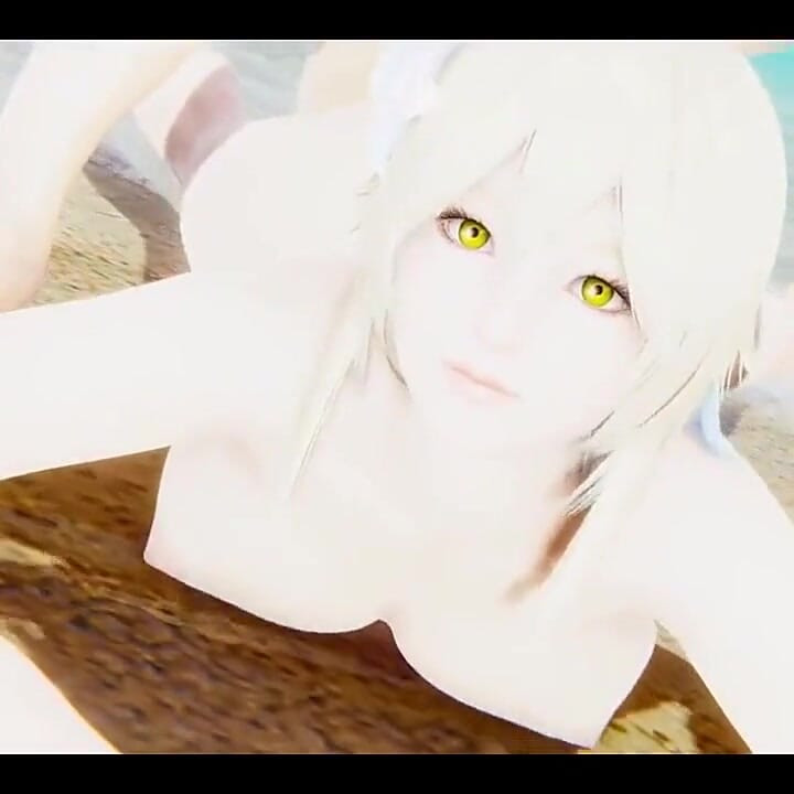 Genshin Impact Hentai - Lumine Is Fucked in the Beach - Asian Japanese Anime Manga Porn