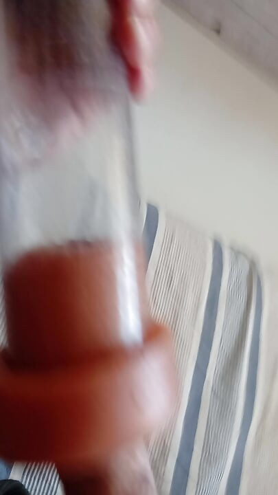 Pumping my cock