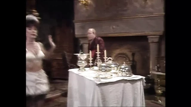 Vikki Michelle - французская атласная горничная