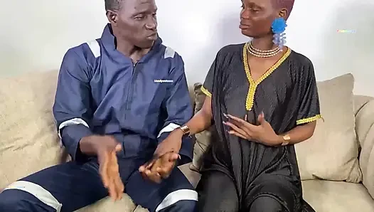 I Fuck Yahoo Boy Wife After Fixing Her Wc