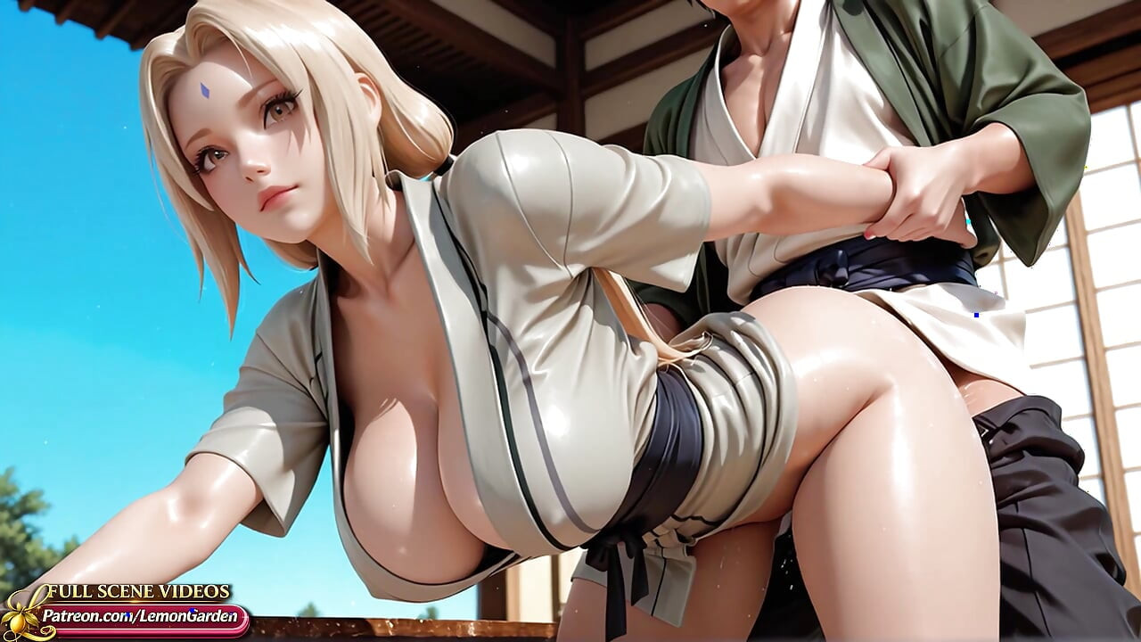 Tsunade's Secret S-Rank Mission: Sexually Satisfying All the Villagers. 3D Hentai AI Generated Anime Porn