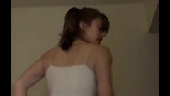 Lia Marie Johnson dancing with no bra