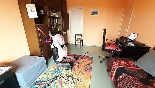 Şişman köle vitgun efendisi için eğitim yapıyor, bölüm 1.mp4