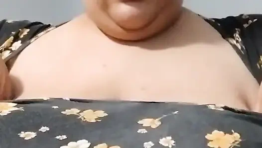 Playing with My Big Titties & Licking My Nipples!