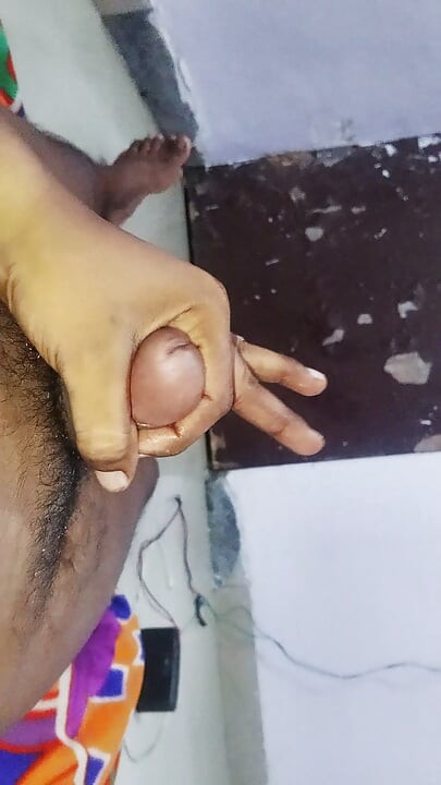 A Indian Yung Boy Playing With His Big Cock And Come