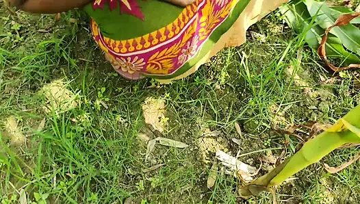 Outdoor my Hot Young Bhabhi and me