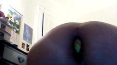 Huge anal toy insertion giant gape dilation