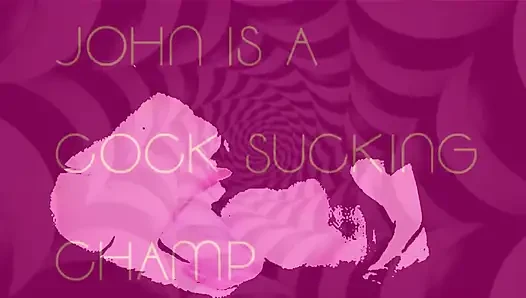 John Is a Cock Sucking Champ