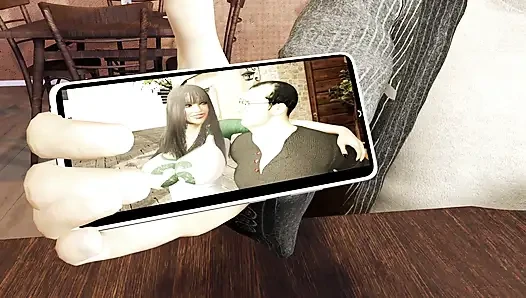 İtalyan evli kadın Helena büyük bir büyük zenci biniyor (tam)