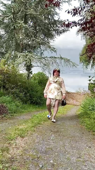 Dressed up with a little dress for an evening