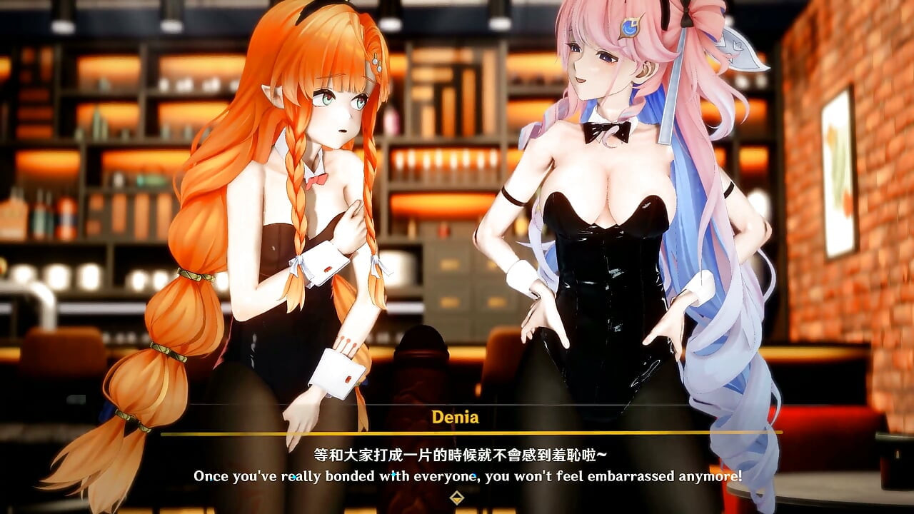 Wuthering Waves - Sigrika and Denia Naughty Club Party Fuck - 3D Hentai Animations