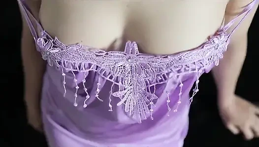 Her Body Is so Perfect, Plus Wearing a Sexy Satin Dress, Auto Fucking Indonesian Girl