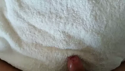 Havlu kremsi cum doruk ile çabalıyor!