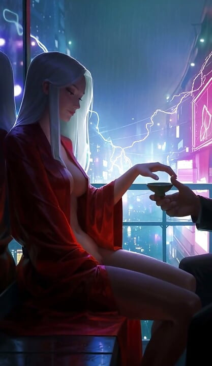 Virtual AI Kink prezintă: Frumusețe într-o noapte ploioasă