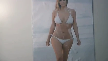 Kim Kardashian Cum Tribute 6