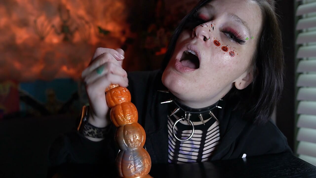 Dani Gives You Nice Edging Before A Halloween Party POV
