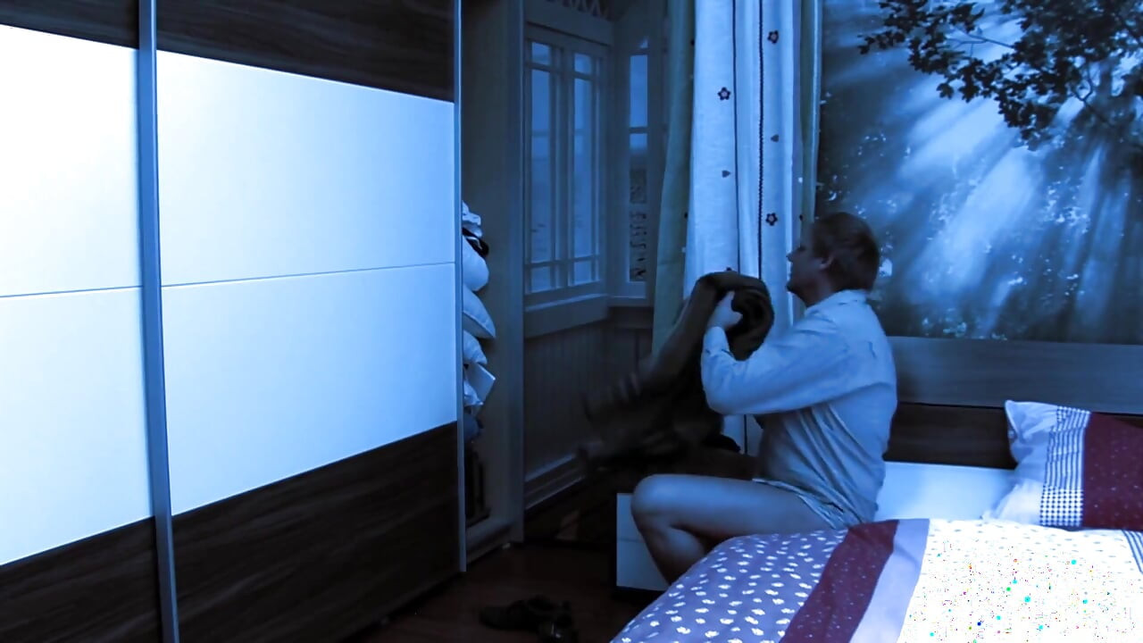 Bitch sucks lovers pierced cock then gets a hard deep fuck