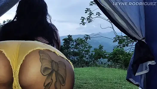 Caught Outdoors! Huge Amateur Compilation of This Hot Latina Petite Having Public Sex