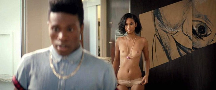 Chanel Iman Naked Scene from On ScandalPlanet.Com