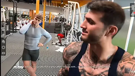 Be Submissive to the massive dick in the gym of men.