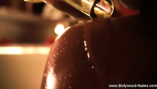 Indian Beauty's Spiritual Cleansing