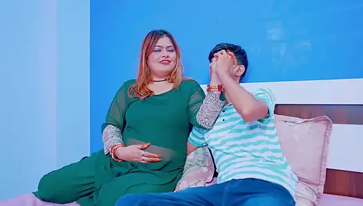 Big boobs hot newly married couple enjoyed their first suhagrat night