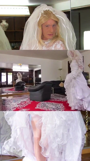 Unforgettable moment from "Wanking Bride With Fotoshooting And Cumshot"